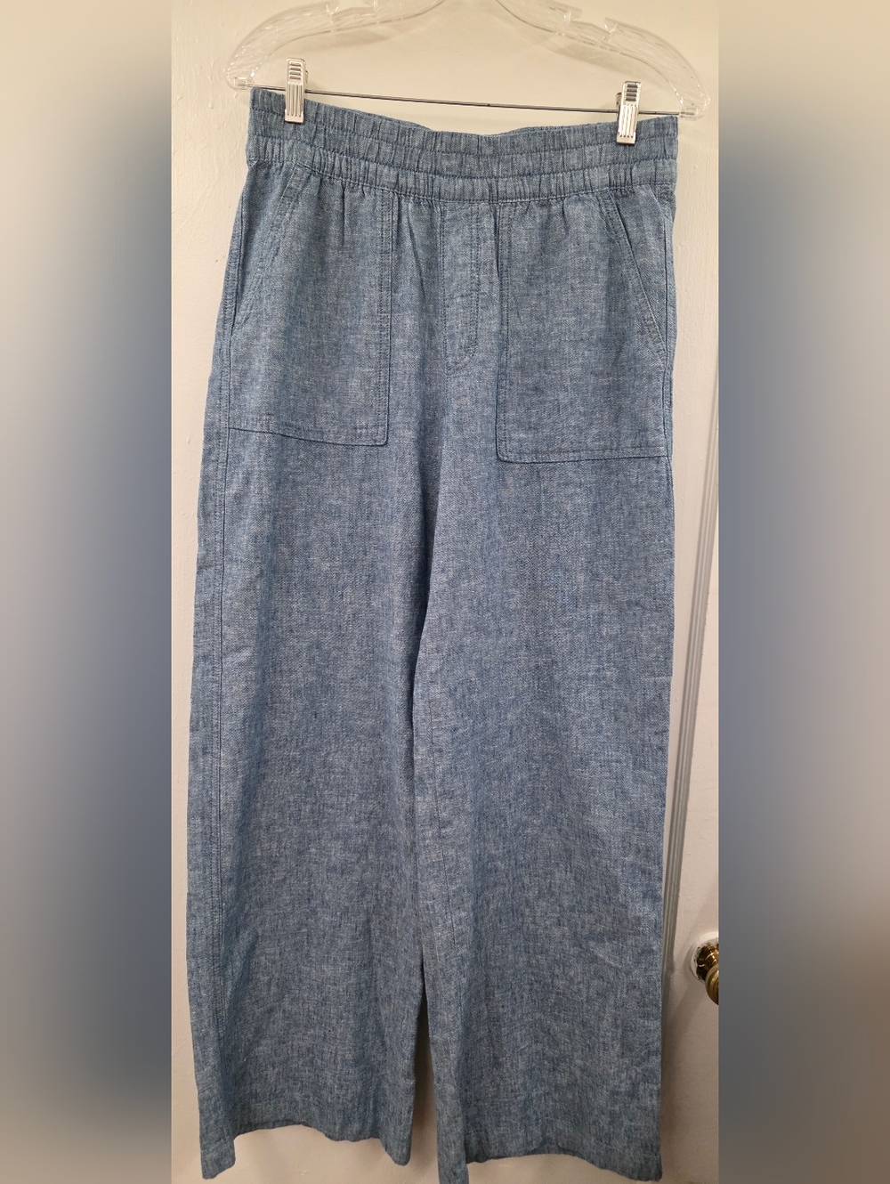 St. John's Bay Light Blue Wide Leg Pants